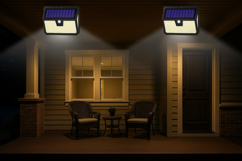 Outdoor Solar Lights – 238 LED Solar Security Lights with 3 Modes Motion Sensor