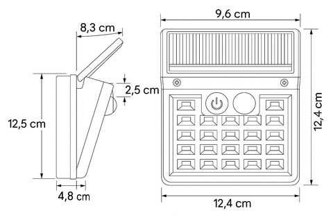 Best Solar LED Wall Light with PIR Motion Sensor