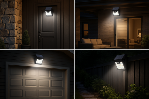 Best Solar LED Wall Light with PIR Motion Sensor