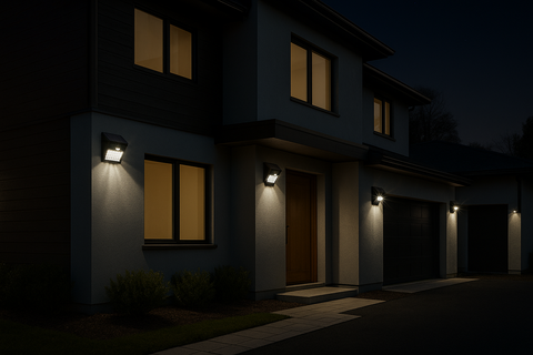 Best Solar LED Wall Light with PIR Motion Sensor