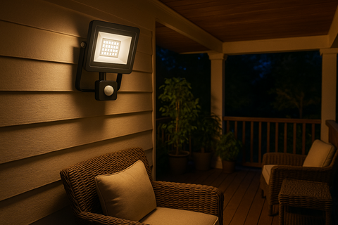 10W Security Lights Outdoor Motion Sensor 3000LM PIR Sensor