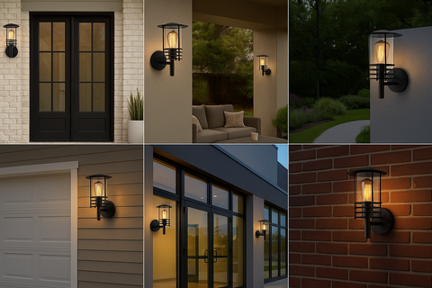 LED Stainless Steel Outdoor Wall Light – IP54 Rated