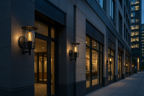 LED Stainless Steel Outdoor Wall Light – IP54 Rated