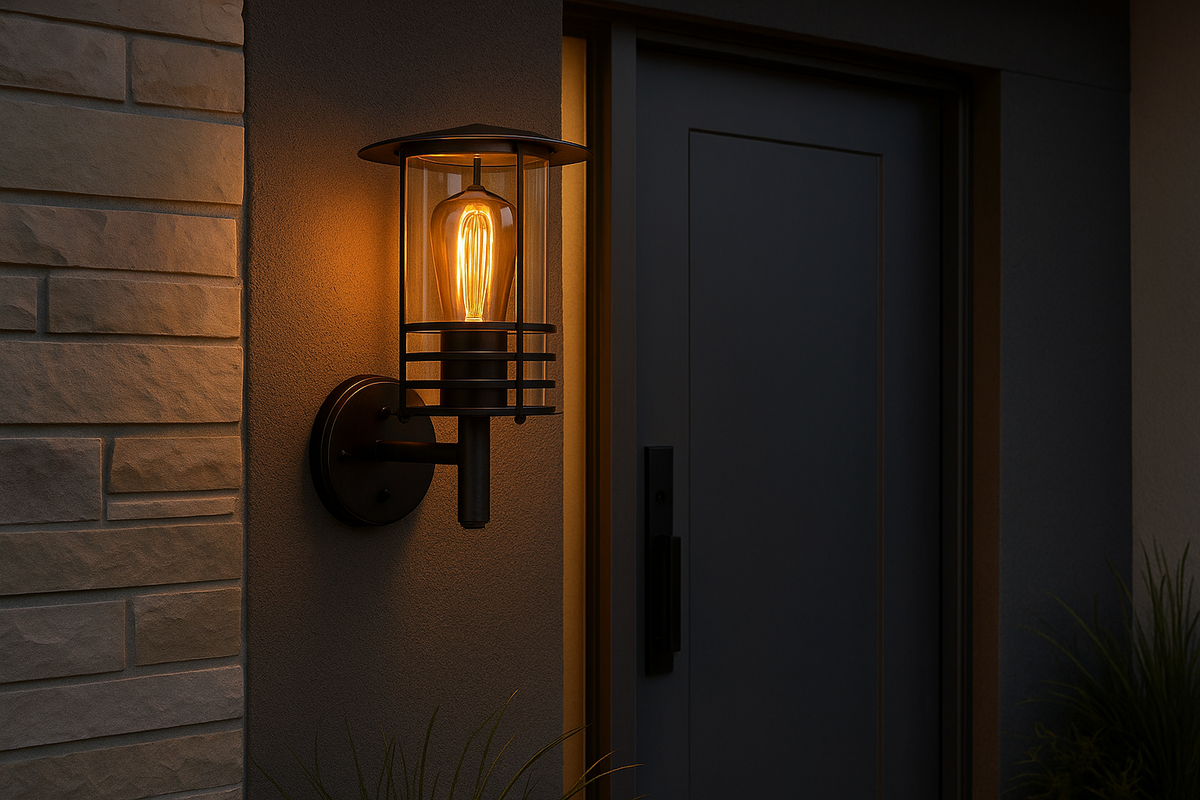 LED Stainless Steel Outdoor Wall Light – IP54 Rated