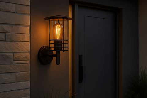 LED Stainless Steel Outdoor Wall Light – IP54 Rated