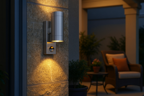 Motion Sensor Outdoor Wall Light – IP44 Rated – 35W – Porch Security Lighting