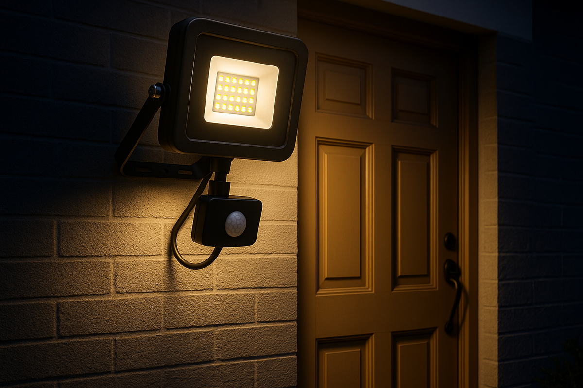 10W PIR Motion Sensor – 1000lm, IP66 Waterproof, Warm White 4000K