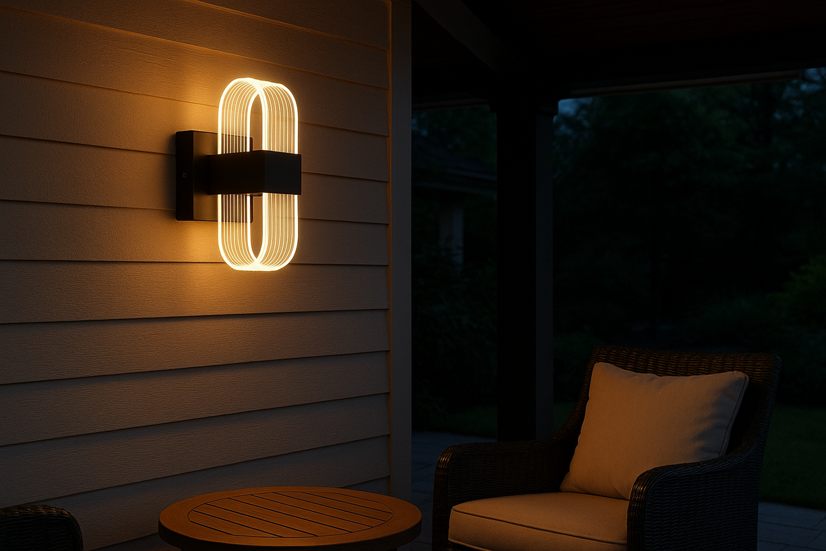 12W – Modern Three-Colour Dimmable LED Acrylic Wall Light