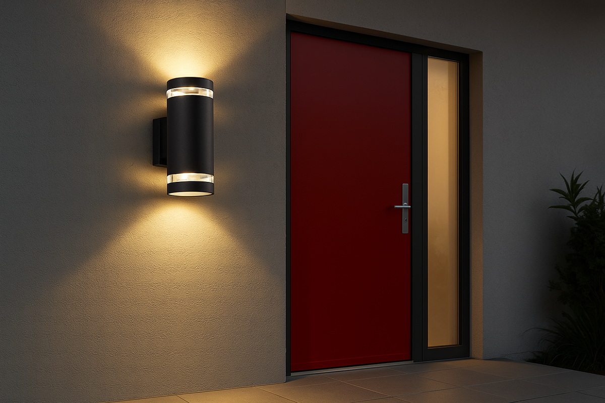 Up & Down Wall Sconce Light – Mains Powered Outdoor Lighting