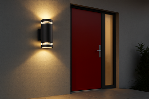 Up & Down Wall Sconce Light – Mains Powered Outdoor Lighting