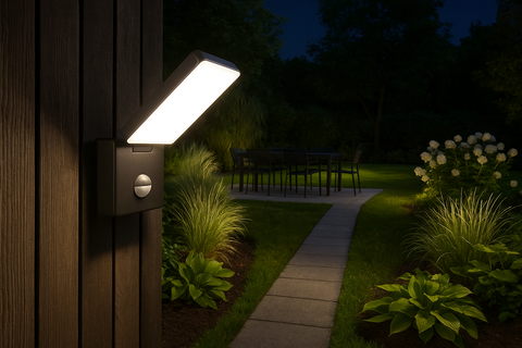 15W LED Outdoor Wall Lights with PIR Motion Sensor - Garden Security Lamp