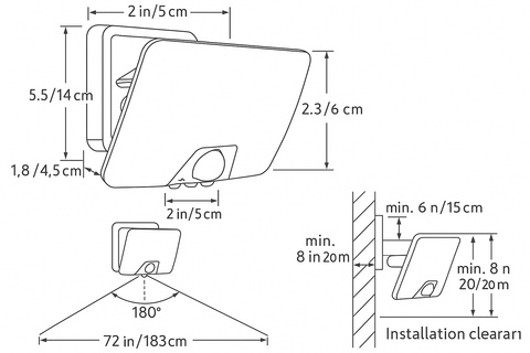 24W LED PIR Motion Sensor Security Light – Outdoor Wall Light