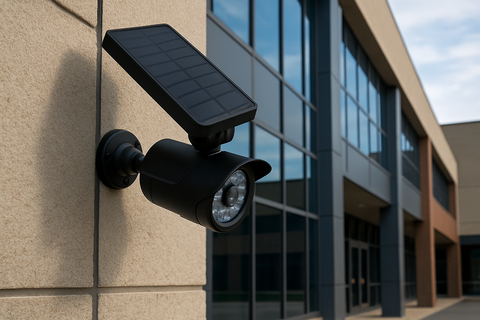 Solar Security Light Motion Sensor Dummy CCTV 8 LED