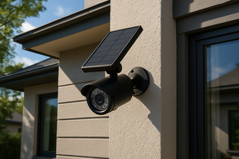 Solar Security Light Motion Sensor Dummy CCTV 8 LED