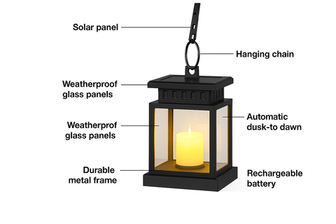 4 Pack Solar Dandelion Garden Lights