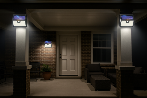 Solar Security Lights Outdoor – 238 LED Solar-Powered