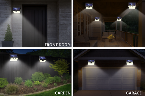 Solar Security Lights Outdoor – 238 LED Solar-Powered