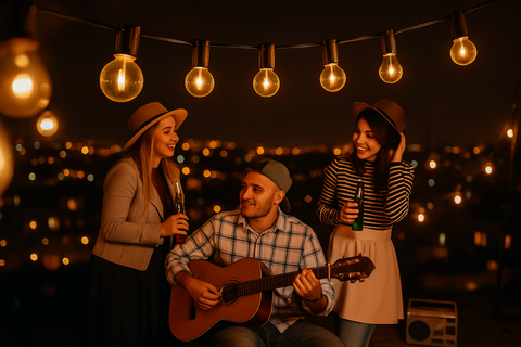 19M Festoon light outdoor with G40 Bulbs