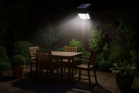 Solar Power LED Light – PIR Motion Sensor Outdoor Garden Wall Lamp