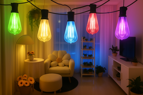 10FT USB Powered Colored String Lights Waterproof