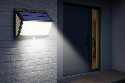 Outdoor Solar Lights – IP65 Waterproof, 3 Modes Motion Sensor