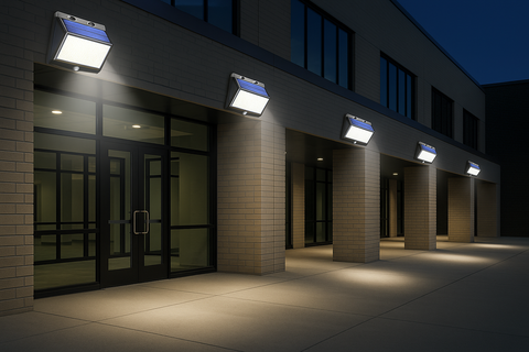 Outdoor Solar Lights – IP65 Waterproof, 3 Modes Motion Sensor