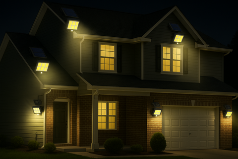 Solar Garden Wall Light – 160 COB Motion Sensor Waterproof, Energy-Efficient