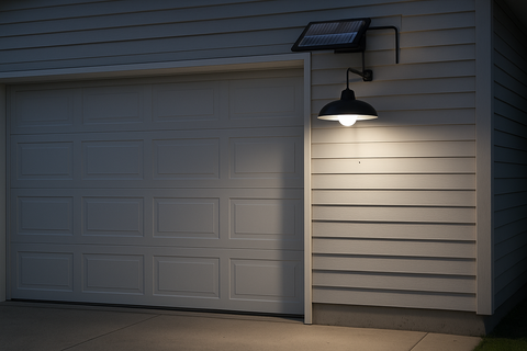 Solar Shed Light – 30 LED Dimmable Pendant with Remote & Cord – Indoor/Outdoor IP65