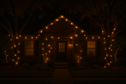 50ft Heavy Duty Electric Outdoor lights