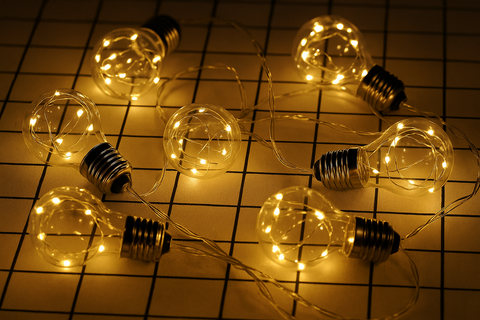 Festoon String Lights With G45 Bulbs