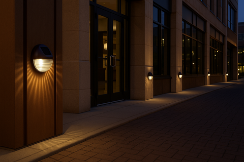 Decorative Wireless Solar Garden Lights – Outdoor Fence, Step & Gutter Lamps