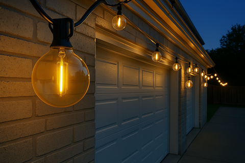 31M Outdoor Festoon String Lights With G40 Bulbs