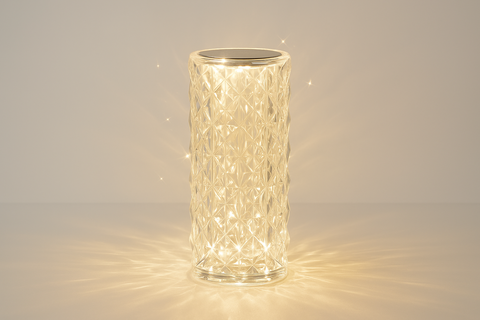 Diamond LED Table Touch Lamp - Elegant Modern Crystal Light