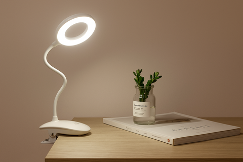 5W Clip-On Reading Light with 36 LEDs – Adjustable Color & Brightness
