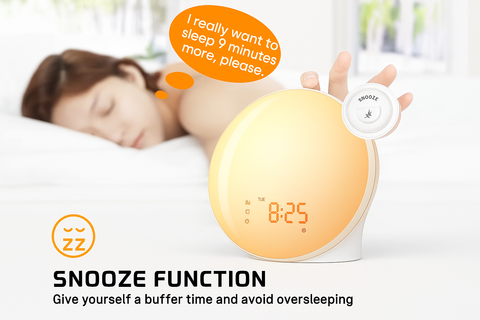 Alarm Clock Wake Up Light with Sunrise/Sunset Simulation