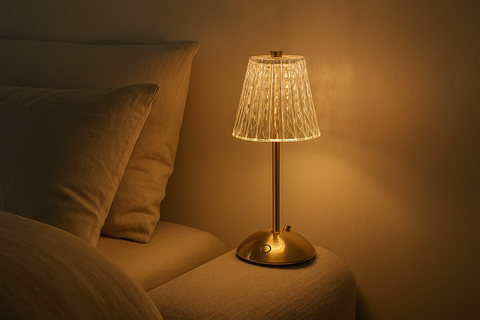 Modern LED Table Lamp – Rechargeable, Dimmable