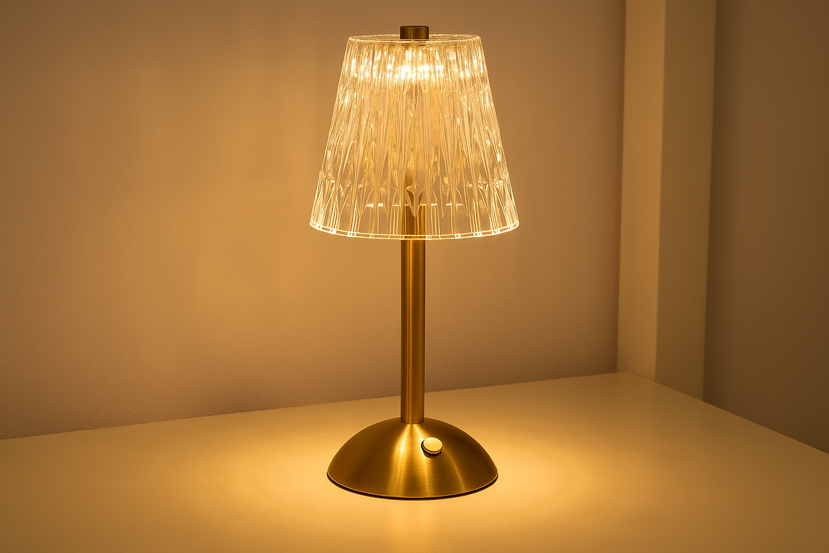 Modern LED Table Lamp – Rechargeable, Dimmable