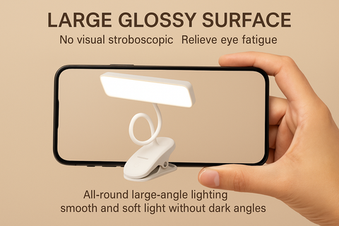 LED Flexible Clip-On Table Reading Lamp – Rechargeable Book Light