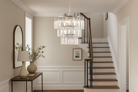 Modern Three-Tier Ceiling Light Shades – Pair