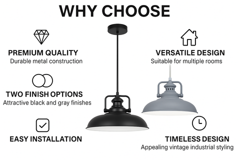 Vintage Industrial Ceiling Pendant Shade – Limited Stock