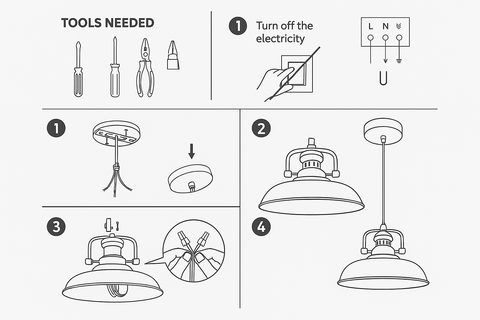 Vintage Industrial Ceiling Pendant Shade – Limited Stock