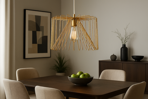 Modern Wire Cage Ceiling Pendant Light Shade