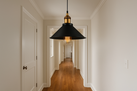 Industrial Style Pendant Lamp Shade – Vintage Hanging Light