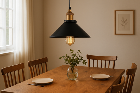 Industrial Style Pendant Lamp Shade – Vintage Hanging Light