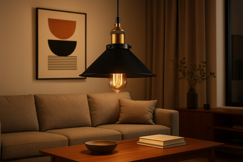 Industrial Style Pendant Lamp Shade – Vintage Hanging Light