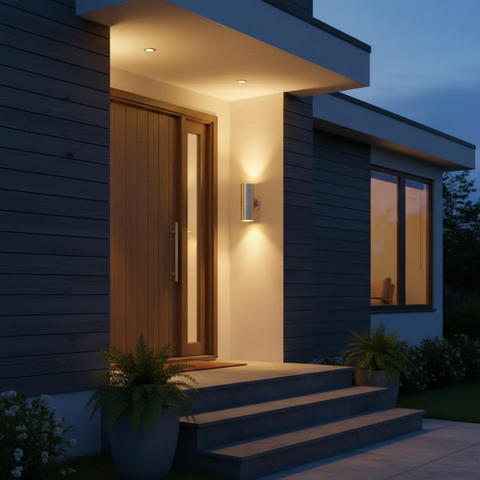 Stainless Steel Up Down Wall Light – Outdoor Waterproof LED Sconce