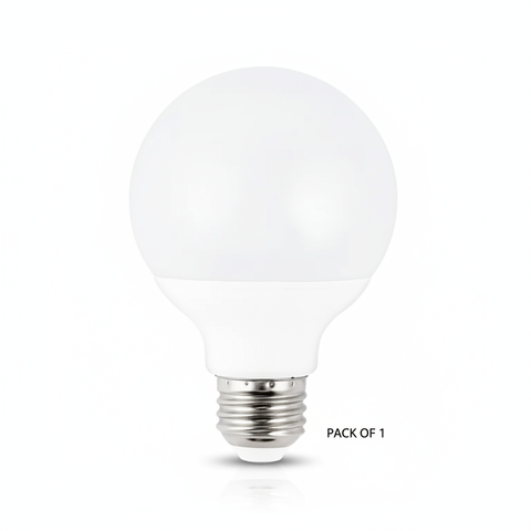 7W E27 LED Globe Bulb, Energy-Efficient, Frosted G80 Light Bulb