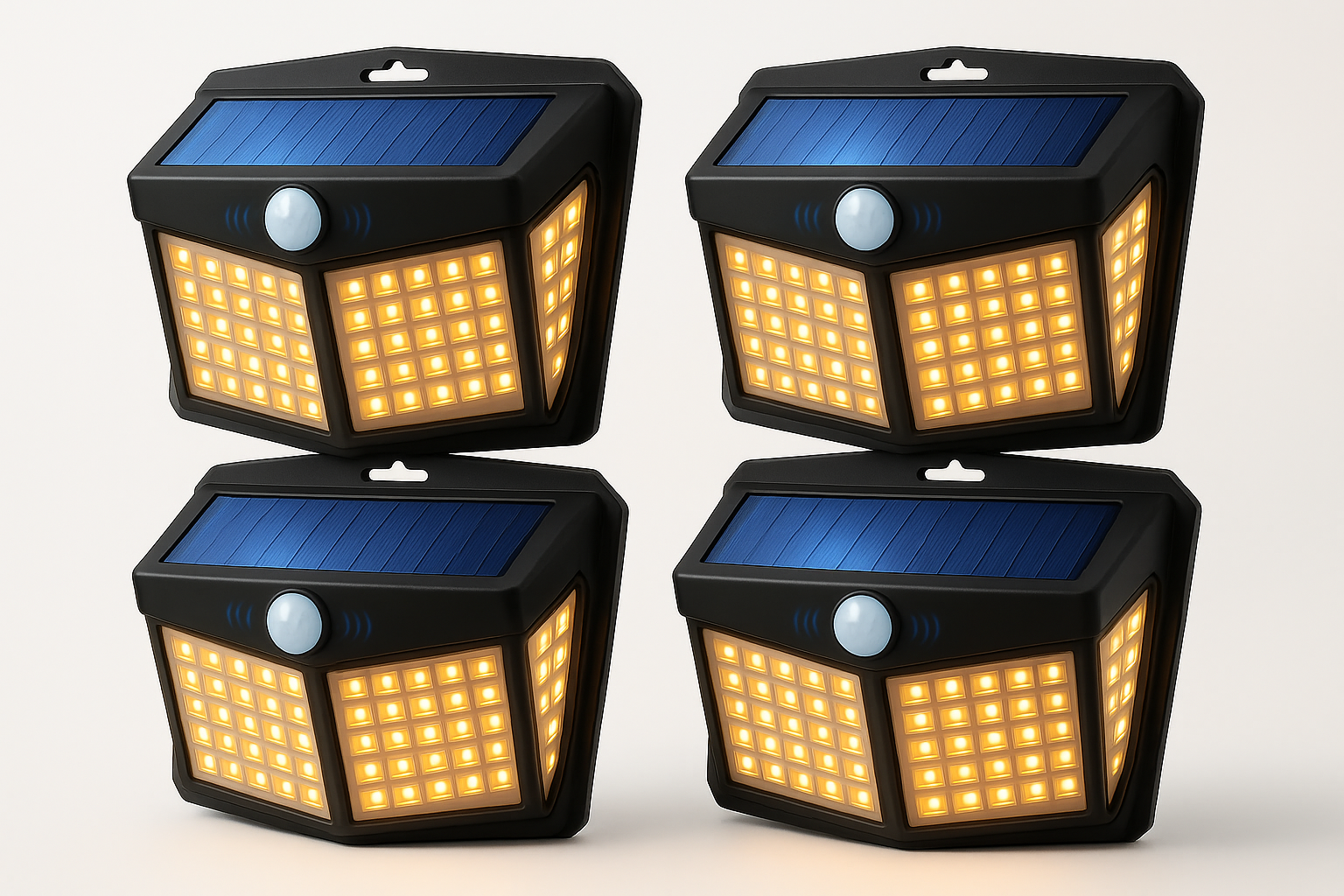 128 LED PIR Motion Sensor Outdoor Garden Security Lamp