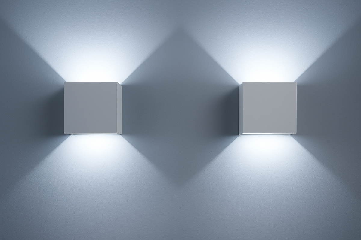 6W Modern LED Up Down Wall Light – Cube Sconce Lamp for Indoor Use