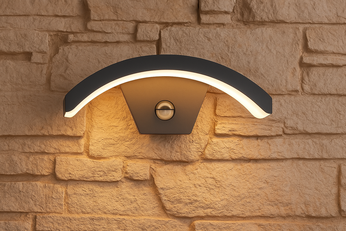 PIR Motion Sensor Integrated LED Outdoor Wall Light Security Lamp